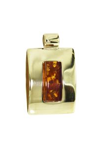 OSTSEE-SCHMUCK Damen Ketten-Anhänger "OSTSEE-SCHMUCK Anhänger Emmi Anhänger Emmi", 21 x 13mm, Gelbgold 333, 1.7 g, gelb, Gelbgold 333, Schmuckanhänger