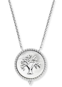 Engelsrufer Damen Kette mit Anhänger "Schmuck Geschenk, Lebensbaum, ERN-LILTREE-PE, ERN-LILTREE-PE-G", Silber 925 (Sterlingsilber), L: 50cm B: