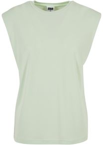Urban Classics Herren Muskelshirt "Urban Classics Damen Ladies Modal Padded Shoulder Tank", grün, casual, Gr. XS, unifarben, 77% Modal, 23%