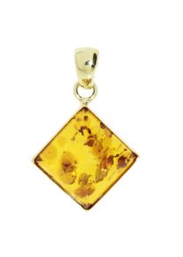 OSTSEE-SCHMUCK Damen Ketten-Anhänger "OSTSEE-SCHMUCK Anhänger Classic 14 x 14 mm", 14 x 14mm, Gelbgold 333, 2.2 g, gelb, Gelbgold 333, Schmuckanhänger