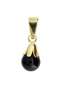 OSTSEE-SCHMUCK Damen Ketten-Anhänger "OSTSEE-SCHMUCK Anhänger Glocke Anhänger Glocke", 17 x 6mm, Gelbgold 333, 0.7 g, gelb, Gelbgold 333,