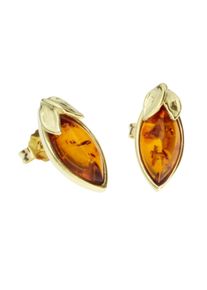OSTSEE-SCHMUCK Damen Paar Ohrstecker "OSTSEE-SCHMUCK Ohrstecker Elina Ohrstecker Elina", 17 x 7mm, Gelbgold 585, gelb, Gelbgold 585, Ohrringe