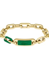 Lacoste Herren Armkette "CREW, 2040368, 2040370", Edelstahl-Aluminium, gold, Edelstahl, Aluminium, Armbänder