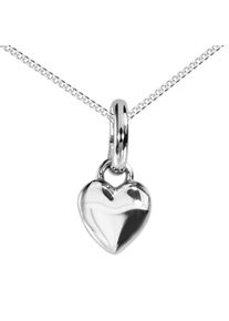 OSTSEE-SCHMUCK Damen Kette mit Anhänger "OSTSEE-SCHMUCK Kette mit Anhänger kleines Herz 5 mm", 36 bis 38cm, Silber 925 (Sterlingsilber), L: