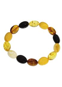 OSTSEE-SCHMUCK Damen Armband "OSTSEE-SCHMUCK Armband Olive 12 x 8 mm Armband Olive 12 x 8 mm", 19cm, Bernstein, braun, Bernstein, Armbänder