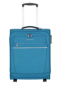 Travelite Weichgepäck-Trolley "CABIN Bordtrolley, 52 cm", blau, Kunststoff, unifarben, Basic, Koffer, Reisegepäck Handgepäck-Koffer Reisekoffer mit