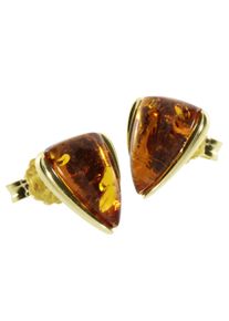 OSTSEE-SCHMUCK Damen Paar Ohrstecker "OSTSEE-SCHMUCK Ohrstecker Kirsten Ohrstecker Kirsten", 10 x 8mm, Gelbgold 585, gelb, Gelbgold 585, Ohrringe