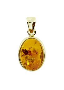 OSTSEE-SCHMUCK Damen Ketten-Anhänger "OSTSEE-SCHMUCK Anhänger Classic 13x10 mm", 24 x 12mm, Gelbgold 333, 1.7 g, gelb, Gelbgold 333, Schmuckanhänger