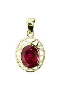 OSTSEE-SCHMUCK Damen Ketten-Anhänger "OSTSEE-SCHMUCK Anhänger Maline Anhänger Maline", 25 x 13mm, Gelbgold 333, 2,3 g, gelb, Gelbgold 333,