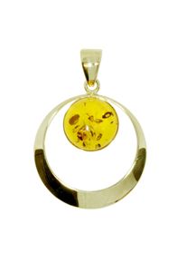 OSTSEE-SCHMUCK Damen Ketten-Anhänger "OSTSEE-SCHMUCK Anhänger Lenka Anhänger Lenka", 44 x 30mm, Gelbgold 333, 7.5 g, gelb, Gelbgold 333,