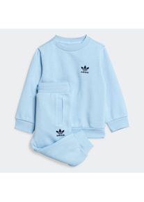 Kinder Trainingsanzug "TREFOIL CS", blau, sportlich, Gr. 104, adidas originals, Obermaterial: 70% Baumwolle, 30% Polyester, Sportanzüge