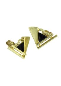 OSTSEE-SCHMUCK Damen Paar Ohrstecker "OSTSEE-SCHMUCK Ohrstecker Caleno Ohrstecker Caleno", 18 x 12mm, Gelbgold 333, gelb, Gelbgold 333, Ohrringe