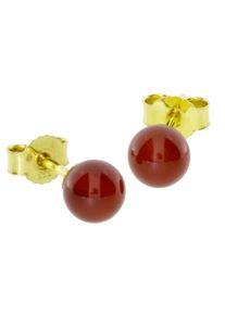 OSTSEE-SCHMUCK Damen Paar Ohrstecker "OSTSEE-SCHMUCK Ohrstecker Kugel 5 mm Ohrstecker Kugel 5 mm", 5mm Durchmesser, Gelbgold 333, gelb, Gelbgold 333,