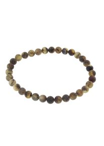OSTSEE-SCHMUCK Damen Armband "OSTSEE-SCHMUCK Armband Kugel 6 mm Armband Kugel 6 mm", 19cm, Bernstein, schwarz, Bernstein, Armbänder
