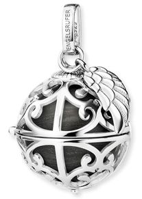 Engelsrufer Damen Ketten-Anhänger "Schmuck Geschenk, Engelsrufer Relaunch mit Flügelanhänger, ER-23", S, Silber 925 (Sterlingsilber)-Messing, 7,52 g,