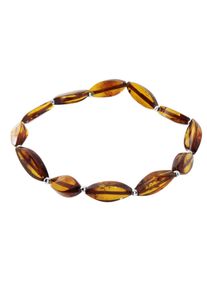 OSTSEE-SCHMUCK Damen Armband "OSTSEE-SCHMUCK Armband Tasja Armband Tasja", 19cm, Bernstein, braun, Bernstein, Armbänder