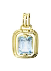 OSTSEE-SCHMUCK Damen Ketten-Anhänger "OSTSEE-SCHMUCK Anhänger Sinah Anhänger Sinah", 20 x 11mm, Gelbgold 333, 1.8 g, gelb, Gelbgold 333,