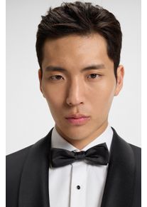 BOSS Herren Fliege "F-BOW TIE", schwarz, casual, unifarben, Web, Seide, Fliegen, aus reiner Seide