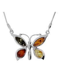 OSTSEE-SCHMUCK Damen Collier "OSTSEE-SCHMUCK Collier Schmetterling Collier Schmetterling", 45cm, Silber 925 (Sterlingsilber), L: 45cm, silber, Silber