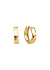 Diamonds by Ellen K. Damen Paar Creolen "Gold 333 glanz matt", ONE-SIZE, Gold, gelb, FASCINATION BY ELLEN K., Gold, Ohrringe