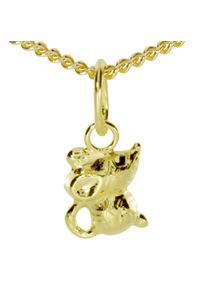 OSTSEE-SCHMUCK Damen Kette mit Anhänger "OSTSEE-SCHMUCK Kette mit Anhänger Mäuschen", 42cm, Gelbgold 333, L: 42cm, gold, Gelbgold 333, Halsketten