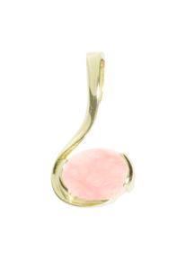 OSTSEE-SCHMUCK Damen Ketten-Anhänger "OSTSEE-SCHMUCK Anhänger Theresia Anhänger Theresia", 18 x 10mm, Gelbgold 333, 1.1 g, gelb, Gelbgold 333,