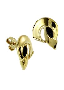 OSTSEE-SCHMUCK Damen Paar Ohrstecker "OSTSEE-SCHMUCK Ohrstecker Caya Ohrstecker Caya", 13 x 16mm, Gelbgold 333, gelb, Gelbgold 333, Ohrringe