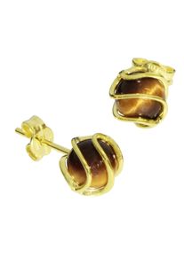 OSTSEE-SCHMUCK Damen Paar Ohrstecker "OSTSEE-SCHMUCK Ohrstecker Goldkäfig Ohrstecker Goldkäfig", 7,5mm Durchmesser, Gelbgold 333, gelb, Gelbgold 333,