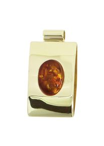 OSTSEE-SCHMUCK Damen Ketten-Anhänger "OSTSEE-SCHMUCK Anhänger Julia Anhänger Julia", 32 x 17mm, Gelbgold 333, 3.6 g, gelb, Gelbgold 333,