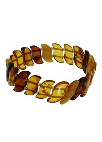 OSTSEE-SCHMUCK Damen Armband "OSTSEE-SCHMUCK Armband Uzma Armband Uzma", 19cm, Bernstein, braun, Bernstein, Armbänder