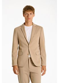 LINDBERGH Herren Anzug, beige, casual, Gr. 54, Obermaterial: 75% Polyester, 22% Viskose, 3% Elasthan. Futter: 100% Polyester, Anzüge, mit modernem