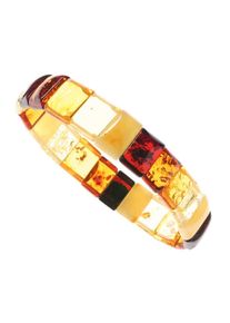 OSTSEE-SCHMUCK Damen Armband "OSTSEE-SCHMUCK Armband Lara Armband Lara", 19cm, Bernstein, braun, Bernstein, Armbänder