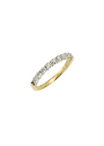 Damen Fingerring "585 Gold 9 Brillanten=0,52ct.", 016 (50,5), 0,52 ct P3 = leicht erkennbare Einschlüsse, Gold, gelb, Diamonds by Ellen K., Gold,