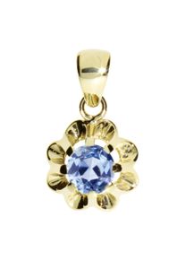 OSTSEE-SCHMUCK Damen Ketten-Anhänger "OSTSEE-SCHMUCK Anhänger Pia 6 mm Anhänger Pia 6 mm", 19 x 10mm, Gelbgold 333, 1.2 g, gelb, Gelbgold 333,