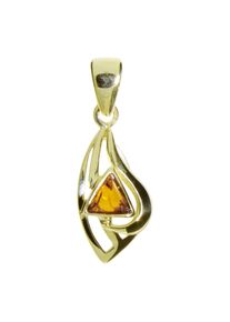 OSTSEE-SCHMUCK Damen Ketten-Anhänger "OSTSEE-SCHMUCK Anhänger Sadie 24 mm Anhänger Sadie 24 mm", 24 x 9mm, Gelbgold 585, 1.3 g, gelb, Gelbgold 585,