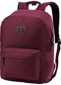 Nitro Freizeitrucksack "Urban Classic", rot, Polyester, Polyethylen, Nylon, Basic, Rucksäcke, Daypack mit Laptopfach, Alltagsrucksack, Schulrucksack