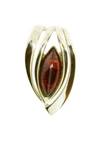 OSTSEE-SCHMUCK Damen Ketten-Anhänger "OSTSEE-SCHMUCK Anhänger Gleiter-Rana Anhänger Gleiter-Rana", 23 x 13mm, Gelbgold 333, 3.2 g, gelb, Gelbgold