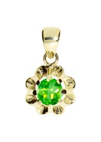 OSTSEE-SCHMUCK Damen Ketten-Anhänger "OSTSEE-SCHMUCK Anhänger Pia 6 mm Anhänger Pia 6 mm", 19 x 10mm, Gelbgold 333, 1.2 g, gelb, Gelbgold 333,