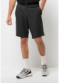 Jack Wolfskin Herren Trekkingshorts "WANDERMOOD SHORTS M", schwarz, Gr. 48, OBERSTOFF: 90% POLYAMID, 10% ELASTHAN; Futter: 100% POLYESTER, Hosen