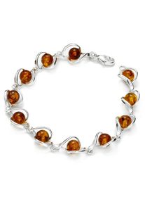 OSTSEE-SCHMUCK Damen Armband "OSTSEE-SCHMUCK Armband Isabella Armband Isabella", 19cm, Silber 925 (Sterlingsilber), silber, Silber 925