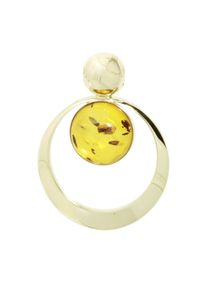 OSTSEE-SCHMUCK Damen Ketten-Anhänger "OSTSEE-SCHMUCK Anhänger Lenka Anhänger Lenka", 40 x 30mm, Gelbgold 333, 8.0 g, gelb, Gelbgold 333,