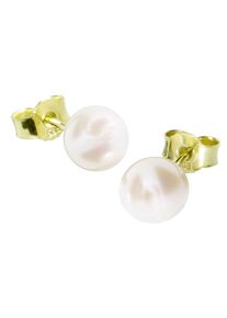 OSTSEE-SCHMUCK Damen Paar Ohrstecker "OSTSEE-SCHMUCK Ohrstecker Ingrid 6 Ohrstecker Ingrid 6", 6,5mm, Gelbgold 585, gelb, Gelbgold 585, Ohrringe