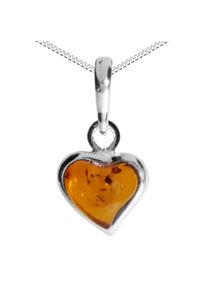 OSTSEE-SCHMUCK Damen Kette mit Anhänger "OSTSEE-SCHMUCK Kette mit Anhänger kleines Herz", 40cm, Silber 925 (Sterlingsilber), L: 40cm, silber, Silber
