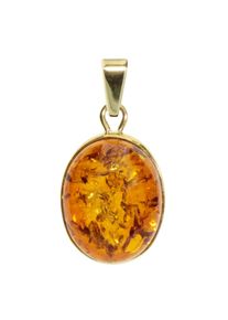 OSTSEE-SCHMUCK Damen Ketten-Anhänger "OSTSEE-SCHMUCK Anhänger Classic 16x12 mm", 25 x 13mm, Gelbgold 333, 1.4 g, gelb, Gelbgold 333, Schmuckanhänger