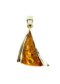 OSTSEE-SCHMUCK Damen Ketten-Anhänger "OSTSEE-SCHMUCK Anhänger Imke 30 mm Anhänger Imke 30 mm", 31 x 20mm, Gelbgold 585, 5.0 g, gelb, Gelbgold 585,
