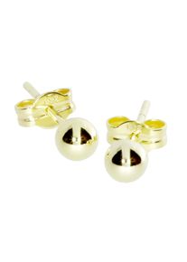OSTSEE-SCHMUCK Damen Paar Ohrstecker "OSTSEE-SCHMUCK Ohrstecker Kugel 4 mm Ohrstecker Kugel 4 mm", 4mm rund, Gelbgold 333, gelb, Gelbgold 333,
