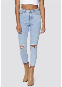 FRESHLIONS Damen Bequeme Jeans "Anna", blau, casual, Gr. S, unifarben, 98% Baumwolle, 2% Elasthan, Jeans, im angesagten Mom-Fit