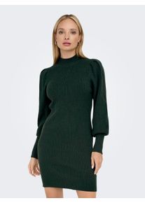Only Damen Strickkleid "ONLKATIA L/S DRESS KNT NOOS", grün, modisch, Gr. XS, unifarben, Strick, Obermaterial: 50% Viskose, 27% Nylon, 23% Polyester,