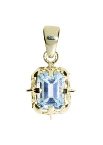 OSTSEE-SCHMUCK Damen Ketten-Anhänger "OSTSEE-SCHMUCK Anhänger Annerose 8x6 mm Anhänger Annerose 8x6 mm", 21 x 11mm, Gelbgold 333, 1.4 g, gelb,