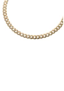 Firetti Herren Kette ohne Anhänger "Schmuck Geschenk Silber 925 Halsschmuck Halskette Panzerkette", 45, Silber 925 (Sterlingsilber), B: 7mm, gold,